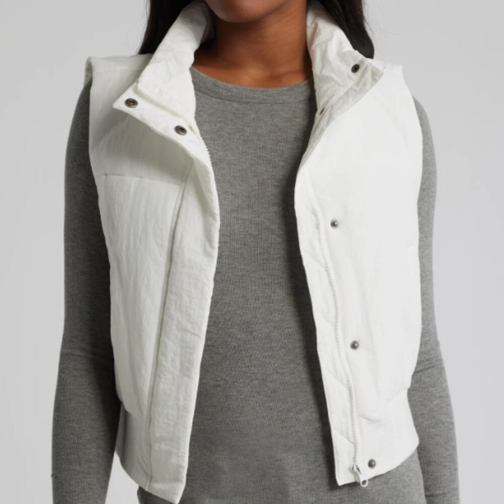 Crop Puffer Vest